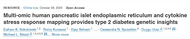 多組分人胰島內(nèi)質(zhì)網(wǎng)和細胞因子應(yīng)激反應(yīng)圖譜提供了2型糖尿病的遺傳見解
多組分人胰島內(nèi)質(zhì)網(wǎng)和細胞因子應(yīng)激反應(yīng)圖譜提供了2型糖尿病的遺傳見解