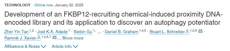 FKBP12招募化學(xué)誘導(dǎo)鄰近DNA編碼文庫的開發(fā)及其在自噬增強(qiáng)劑中的應(yīng)用