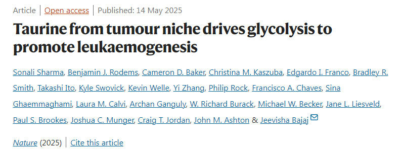  腫瘤微環(huán)境中的?；撬狎?qū)動糖酵解促進白血病發(fā)生