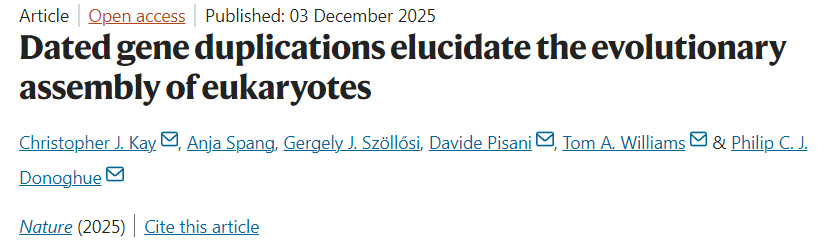 基于年代的基因復(fù)制事件揭示了真核生物的進化組裝過程 基于年代的基因復(fù)制事件揭示了真核生物的進化組裝過程