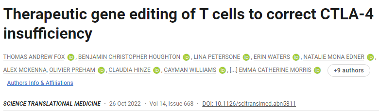 新研究發(fā)現(xiàn)用基因編輯技術(shù)修復(fù)免疫細(xì)胞的缺陷 新研究發(fā)現(xiàn)用基因編輯技術(shù)修復(fù)免疫細(xì)胞的缺陷