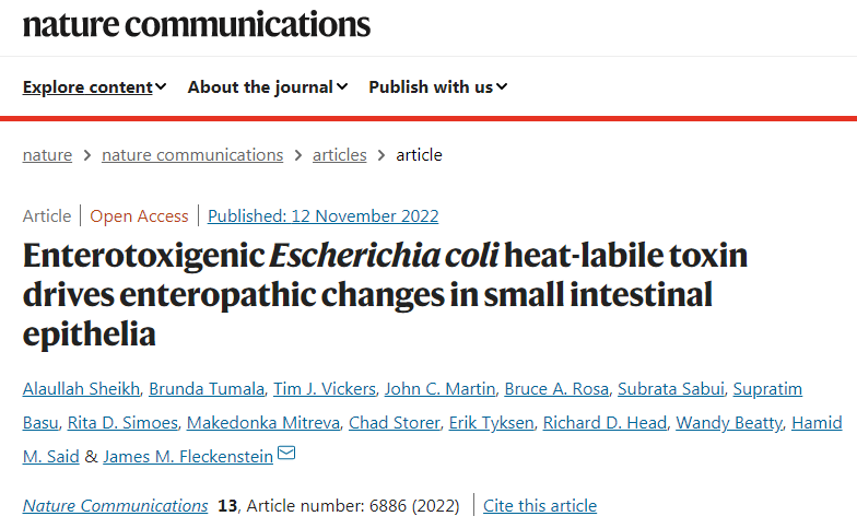 研究發(fā)現(xiàn)大腸桿菌會(huì)破壞腸道，導(dǎo)致營(yíng)養(yǎng)不良和發(fā)育不良