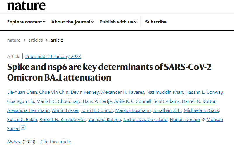 研究團(tuán)隊(duì)發(fā)現(xiàn)nsp6可能是變體較低的致病潛力或致病性的關(guān)鍵因素 研究團(tuán)隊(duì)發(fā)現(xiàn)nsp6可能是變體較低的致病潛力或致病性的關(guān)鍵因素