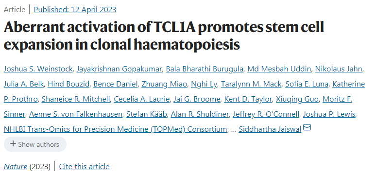 測量血液干細胞癌前克隆生長速度的新方法 測量血液干細胞癌前克隆生長速度的新方法