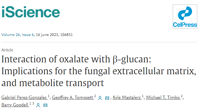 一些微生物的ECM只有在草酸或其他單酸存在時才會形成凝膠 一些微生物的ECM只有在草酸或其他單酸存在時才會形成凝膠
